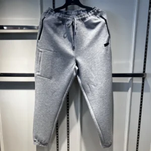 Men’s Light Gray Pants | 320g Cotton/Polyester Fabric | Custom Logo | Bulk Wholesale