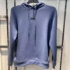 Men’s Blue Hoody | 290g Double-Faced Recycled Polyester + Cotton + Spandex | Bulk Wholesale